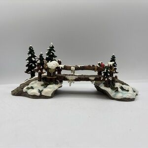 Department 56 1997 Vintage Village Mill Creek Wooden Bridge 52653 Retired EUC